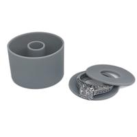 Silicone insert/liner for Lion Latch with dividing discs to prevent necklace tangles