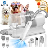 LMVVC Pet Grooming Vacuum Kit for Dogs & Cats, with 2.3L Suction, Cleaning Tools, Animals, Low-Noise Electric