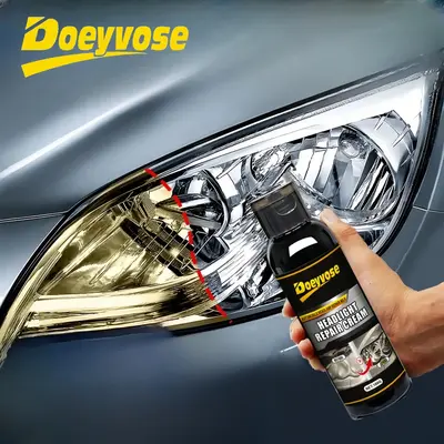 DOEYVOSE Headlight Repairing Agent, Car Headlight Repairing Fluid, Professional Car Headlight Repairing Tool, Car Light Poli...