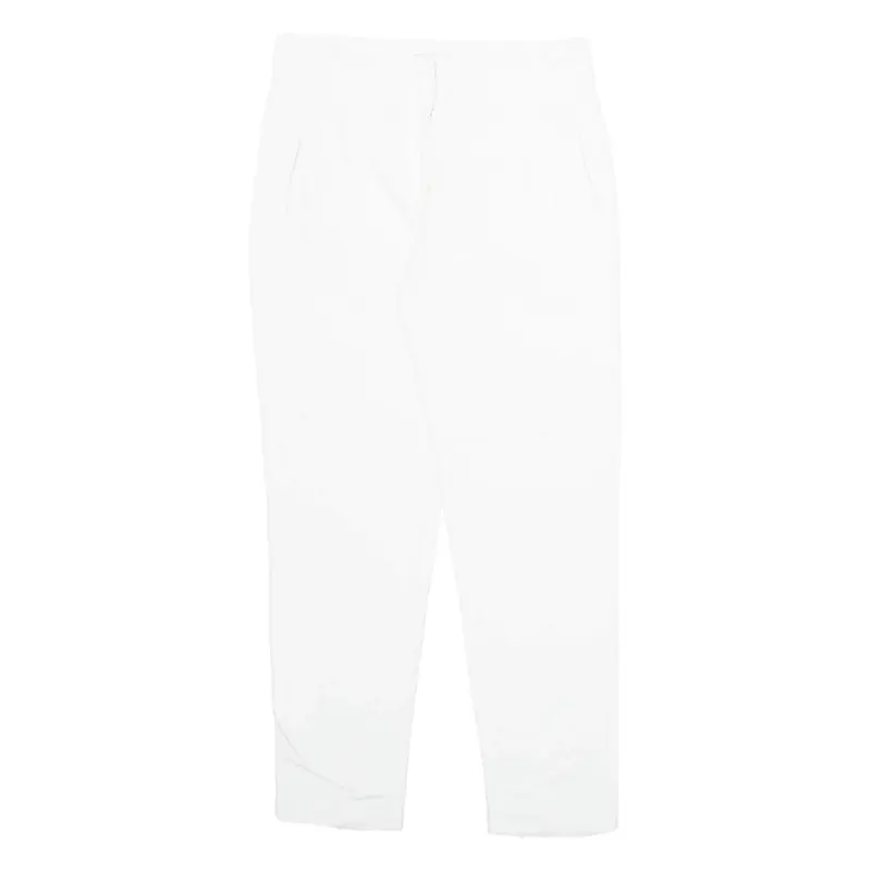 REISS Workwear Womens Trousers White Regular Tapered W26 L27