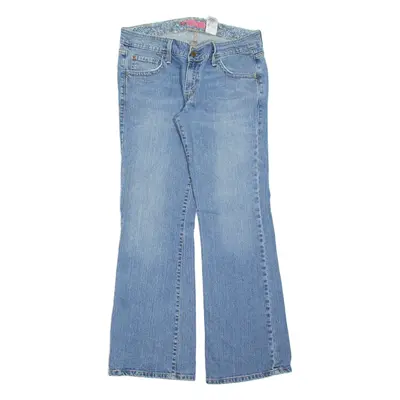 LEVI'S Womens Jeans Blue Slim Flared Stone Wash W33 L31