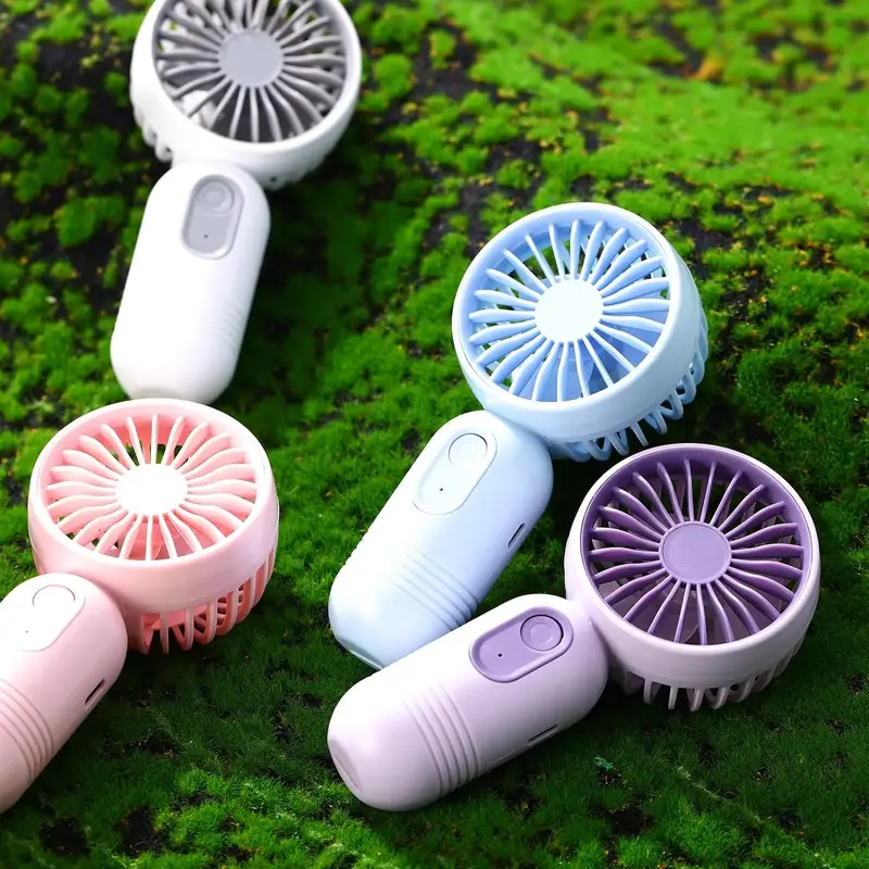 Usb Rechargeable Eyelash Fan, 1 Count Portable Handheld Fan with 3-speed Wind Adjustment, Personal Multifunctional Fan for Tr...