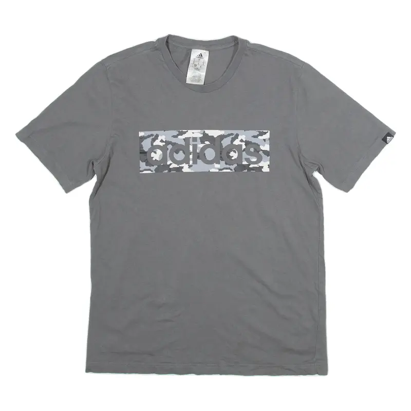 ADIDAS Mens T-Shirt Grey S