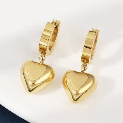 304 Stainless Steel Dangle Stud Earrings