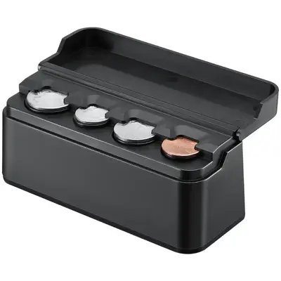 Joytutus Compact Coin Holder for Car Change Organizer Precision Design Universal Fit Eco-Friendly Durable Materials 4.7x1.6x1...