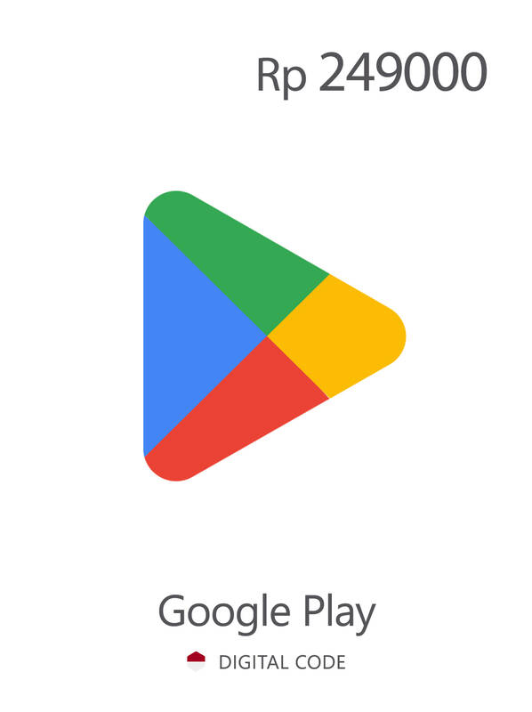 Google Play Gift Card ID 249000 IDR Indonesia | Google
