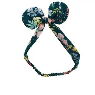 Inca Elastic band with floral print and bow
