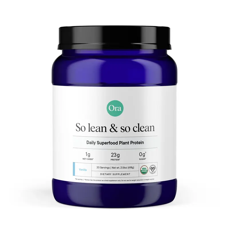 Vegan Protein Powder - 23g Plant Protein, Full Amino Acid Profile, Organic, Non-GMO, Stevia-Free, No Artificial Sweeteners - ...