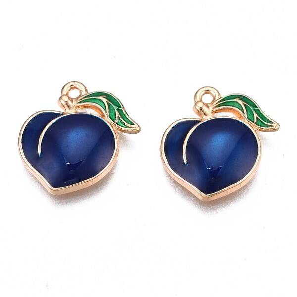 Rack Plating Alloy Enamel Pendants
