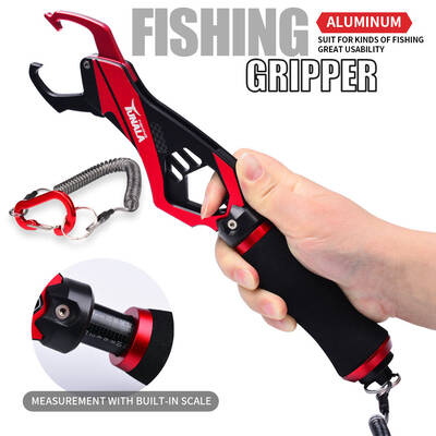 Fishing Gripper 29.5cm 30kg Grip Fish Weight with Measurement