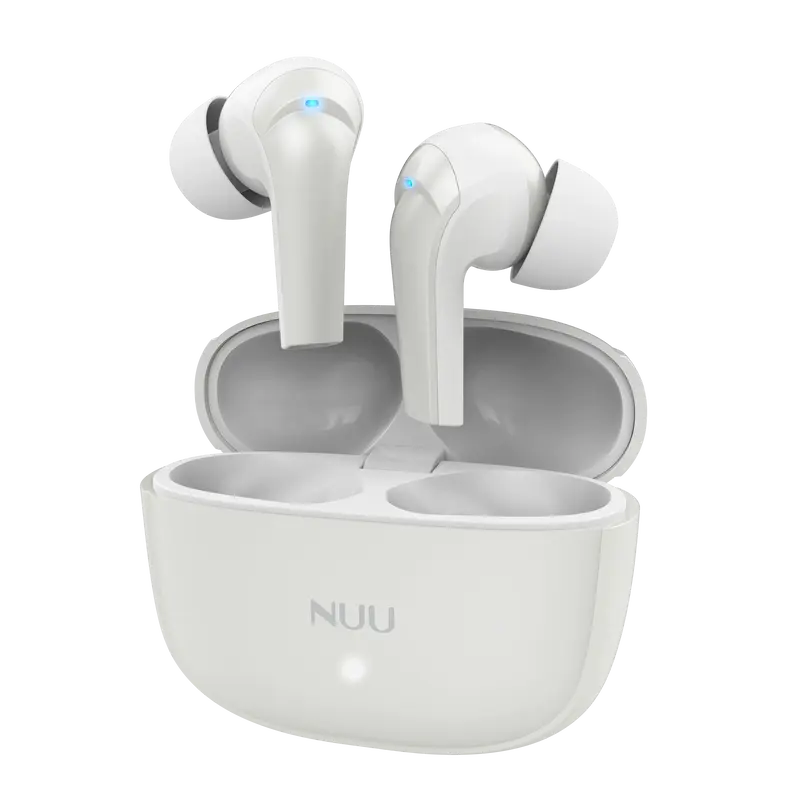 NUU Buds A | Active Noise Cancelling Earbuds | Wireless Earbuds | ENC Voice Call Noise Reduction | 30 Hours Playtime | Peral ...