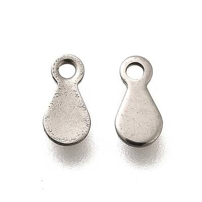 304 Stainless Steel Stamping Blank Tag Charms