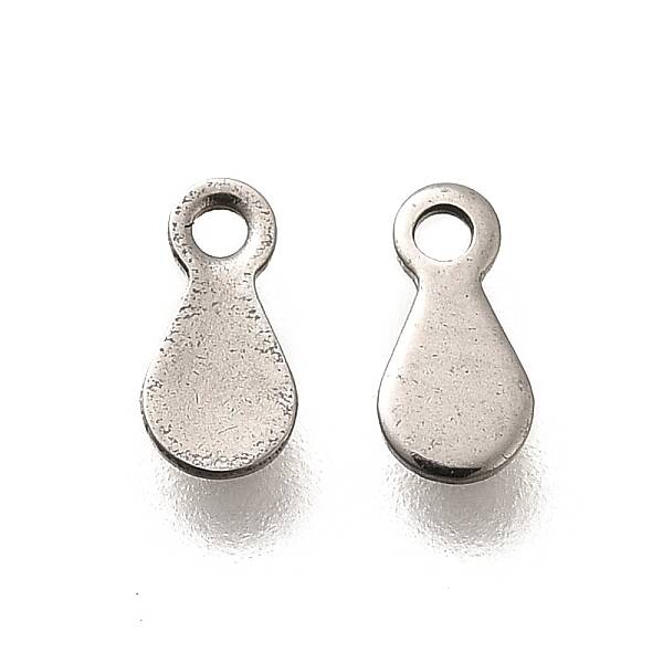 304 Stainless Steel Stamping Blank Tag Charms