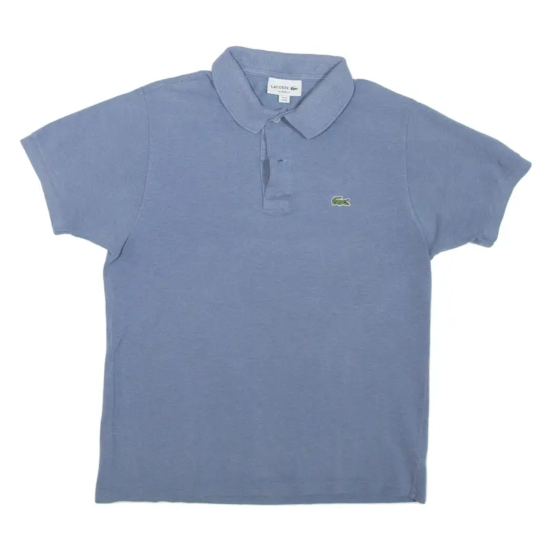 LACOSTE Mens Polo Shirt Blue M