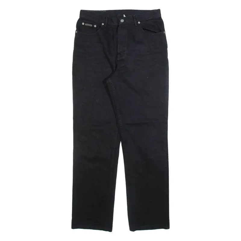 CALVIN KLEIN JEANS Womens Jeans Black Regular Straight W30 L31