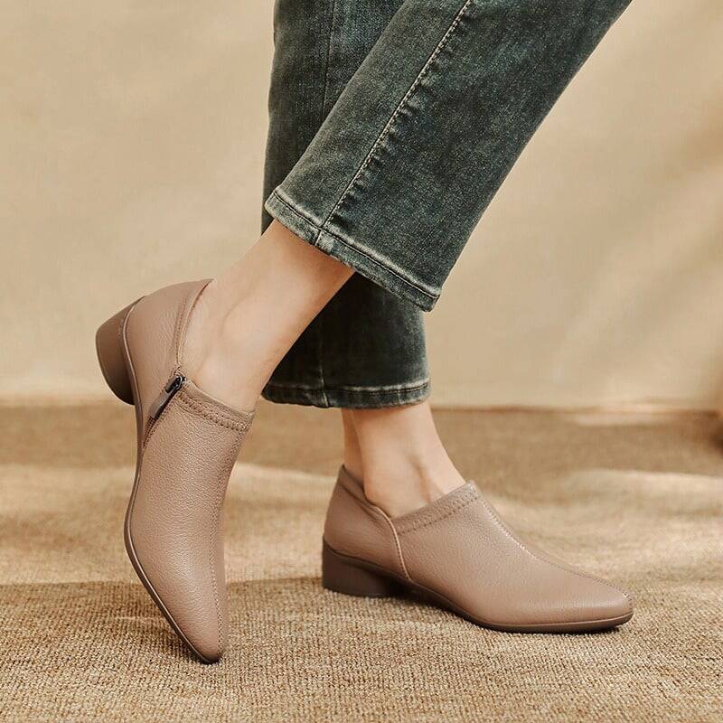 CHIKO Beasley Pointy Toe Block Heels Pumps Shoes