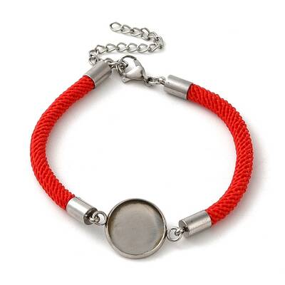 Milan Cord & 304 Stainless Steel Bracelets Making