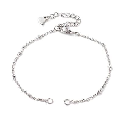 304 Stainless Steel Satellite Chain Bracelet Making
