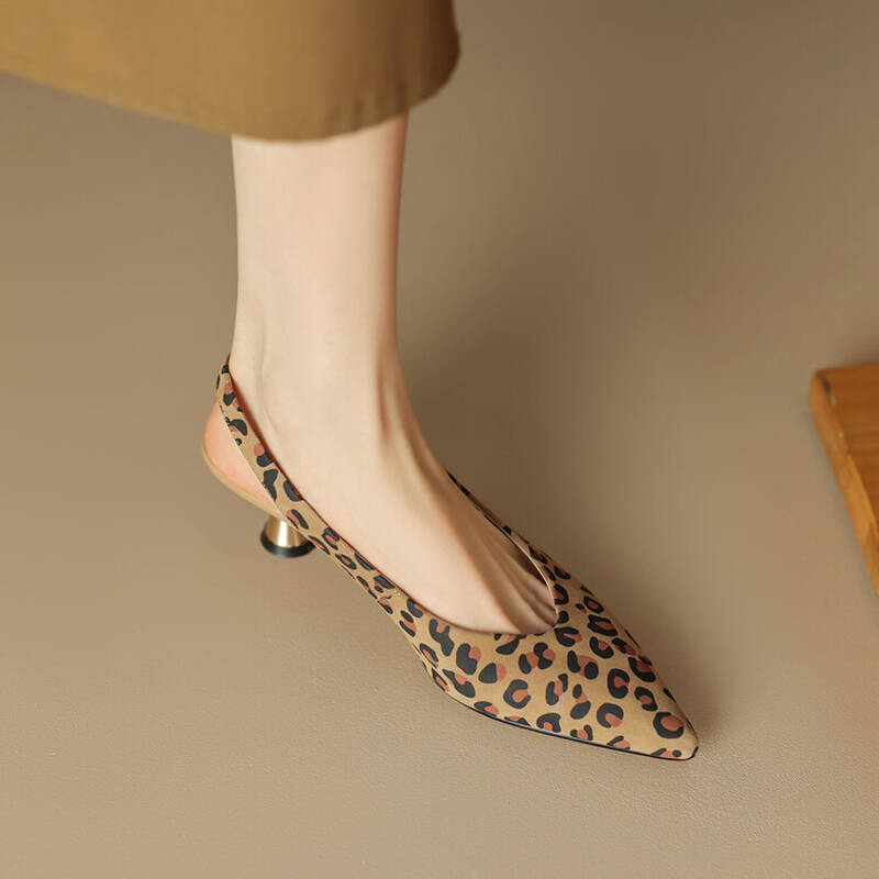CHIKO Kaley Pointy Toe Kitten Heels Slingback Shoes