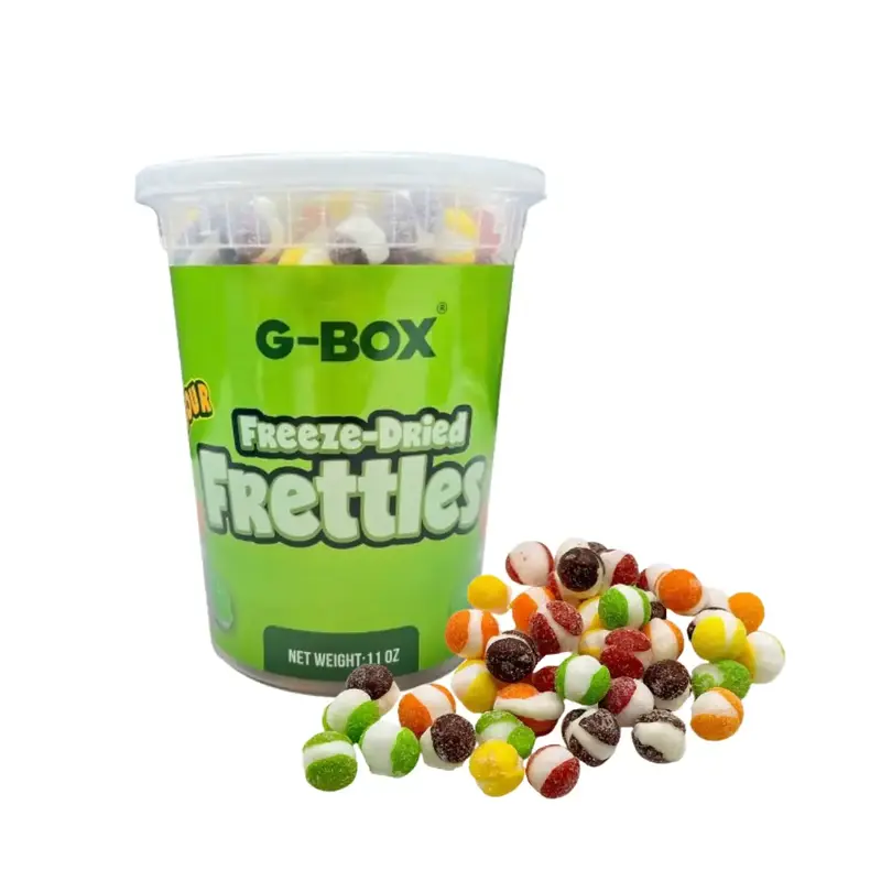 G-Box Freeze Dried Frettles Sour Flavor Air-tight Sealed in a Deli Container
