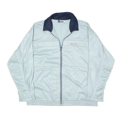 ASICS Track Jacket Blue Mens L