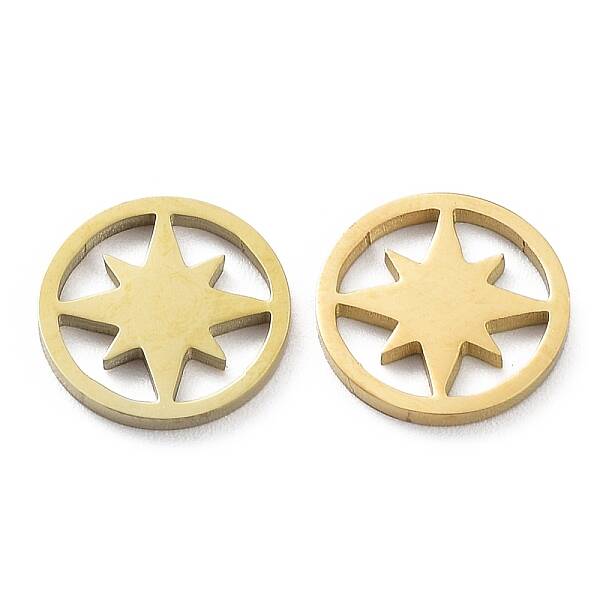 Ion Plating(IP) 316L Surgical Stainless Steel Charms