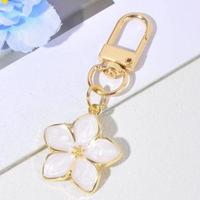Universal Flower Charm Keychain, Cute Car Accessories for Girls, Colorful Floral Design Key Ring Holder, Car Bag Pendant Orn...
