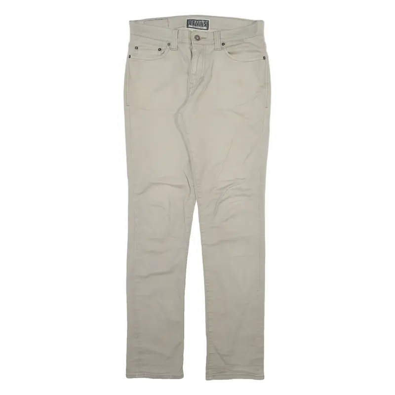 LEVI'S 510 Jeans Mens Beige Slim Skinny W31 L32