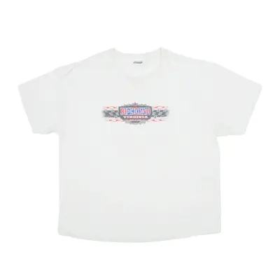 HANES Richmond Virginia USA T-Shirt Cream Short Sleeve Mens 2XL