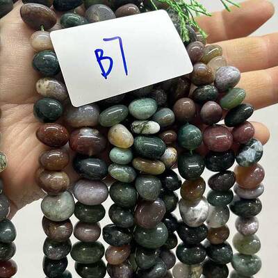 Natural Indian Agate Beads Strands