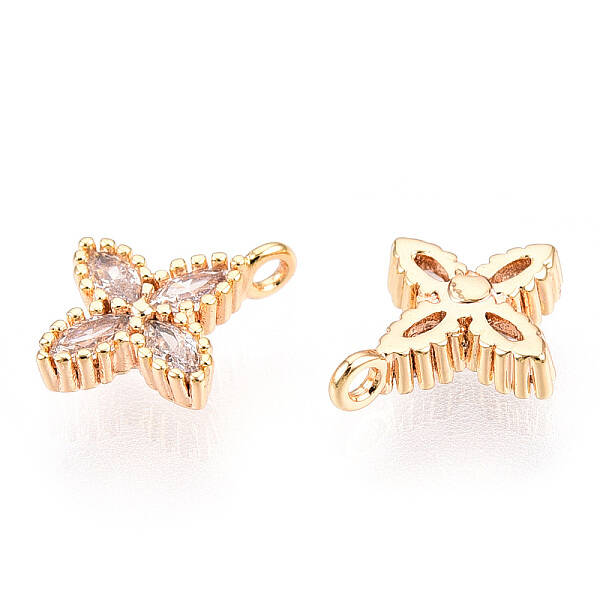 Brass Cubic Zirconia Pendants