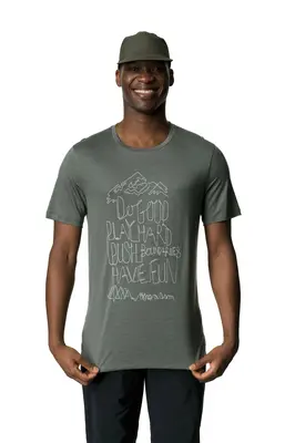 M's Tree Message Tee | Color: Ginkgo Green | Size: XS