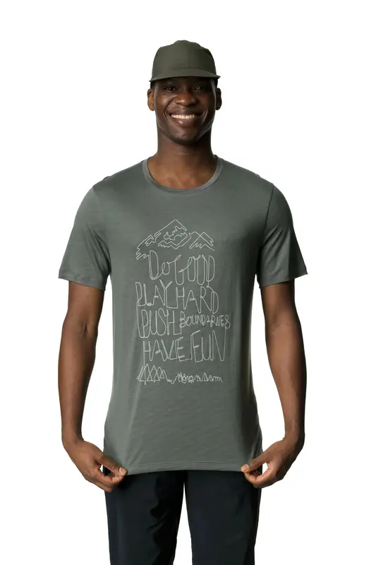 M's Tree Message Tee | Color: Ginkgo Green | Size: XS