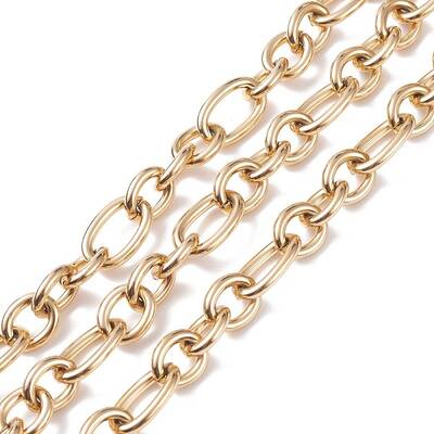 Ion Plating(IP) 304 Stainless Steel Oval Link Chains