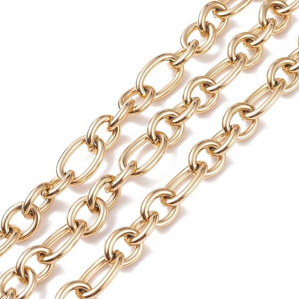 Ion Plating(IP) 304 Stainless Steel Oval Link Chains