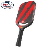 Warping Point Pickleball Paddle, T700 Carbon Fiber, Thermoformed, Edgeless Design, USAPA Approved, 13mm/16mm/20mm Polypropyle...