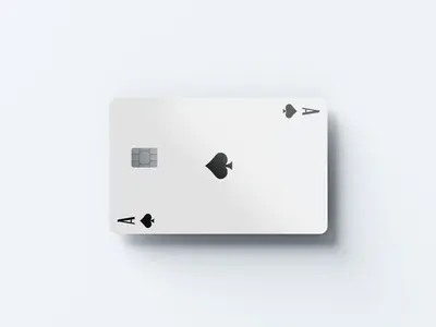 Ace of Spades Credit Card Skin - Credit Card Cover/Skin