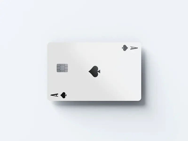 Ace of Spades Credit Card Skin - Credit Card Cover/Skin