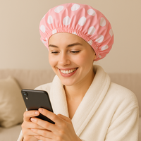 Double-Layer Shower Cap