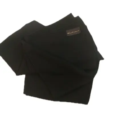 Rectangle Shaylas Black Wool Chiffon, Made of Soft and Comfortable Material, Perfect for Various Occasions