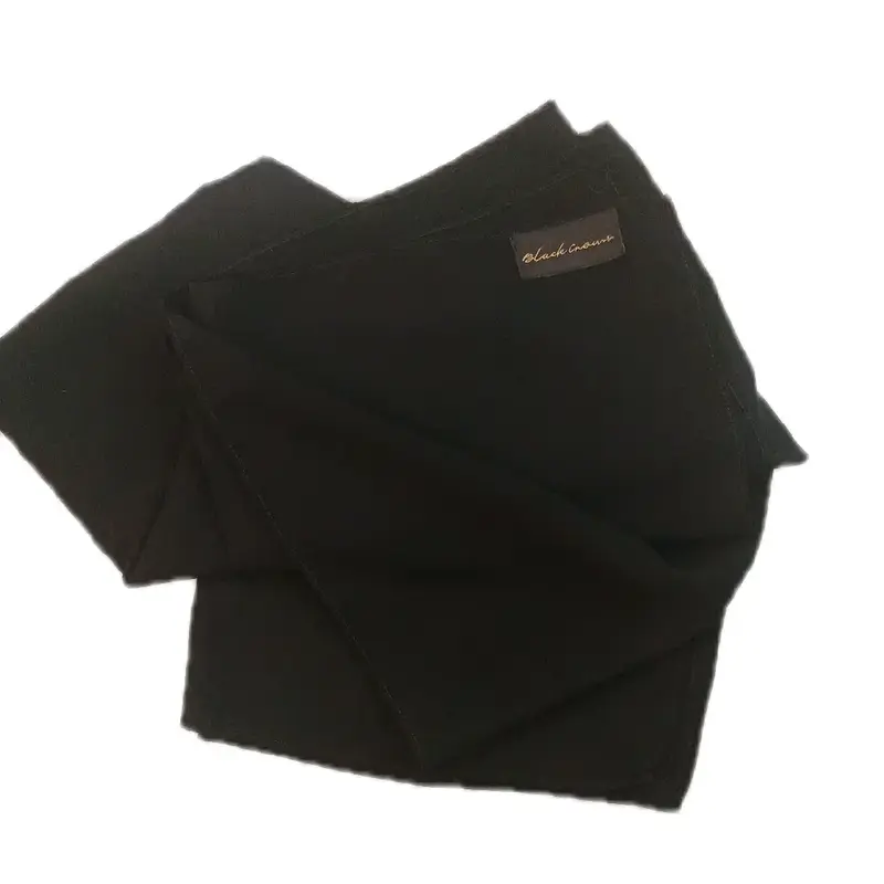 Rectangle Shaylas Black Wool Chiffon, Made of Soft and Comfortable Material, Perfect for Various Occasions