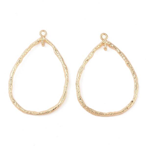 Brass Open Back Bezel Pendants