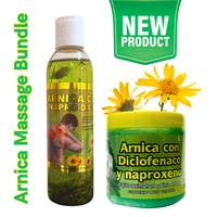 The Ultimate Viral Massage Dream Team - Arnica Ointment 125g (4.4 oz) + Arnica Massage Oil (6oz) With Real Botanicals - The C...
