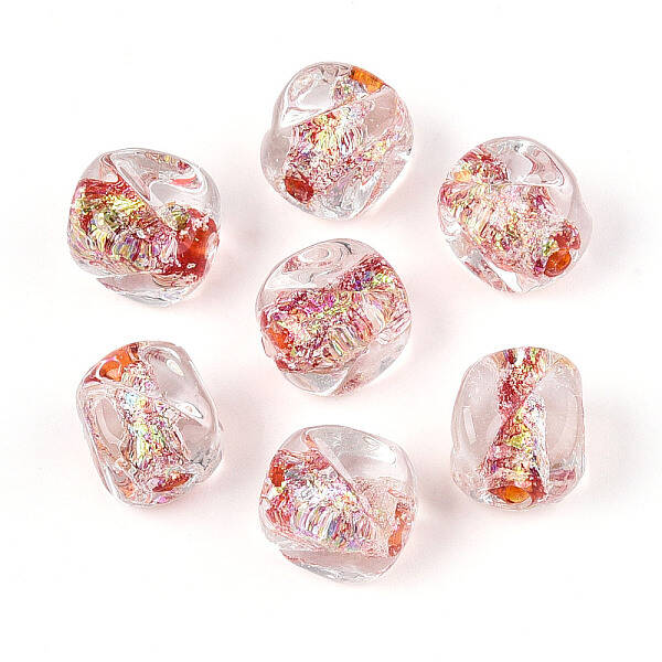 Handmade Foil Lampwork Beads
