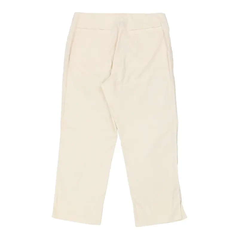 Woolrich Trousers - 30W UK 8 Beige Cotton