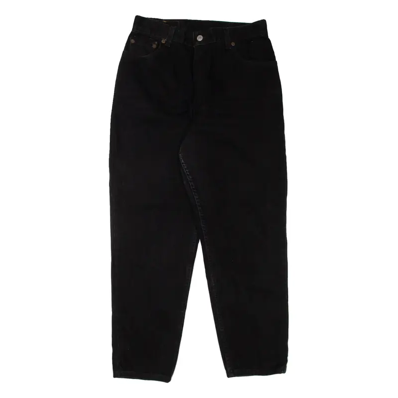 LEVI'S 550 Made In USA Womens Jeans Black Regular Mom W28 L27