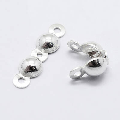 925 Sterling Silver Bead Tips Knot Covers