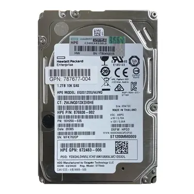 787677-004 HP 1.2TB 12Gb/s SAS 10000 2.5-inch Hard Drive