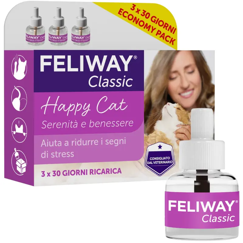 Feliway Classic Electric Refill Anti-Stress Cat 3x48ml