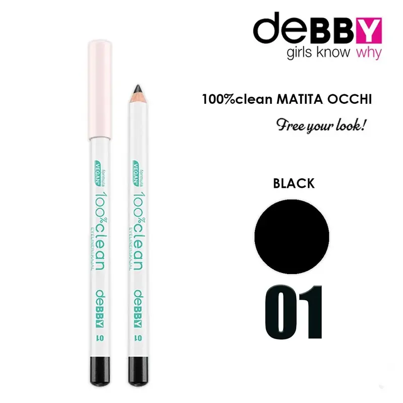 Debby 100% eye pencil clean 1 black